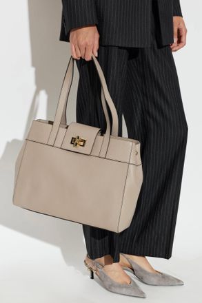 Furla Amelia Large Bag, Womens, Beige