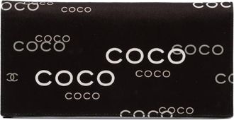 Chanel Portafoglio Coco denim con battente 2002-2003 - Nero