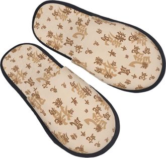 Generic Camping Slippers Zodiac Characters Portable Slippers Lightweight Cotton Slipper For Guest Room Ladies Holiday L