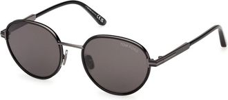 Tom Ford Jet-02 Zonnebril - unisex - Zonnebrillen - Zwart - 51 MM - Accessoires