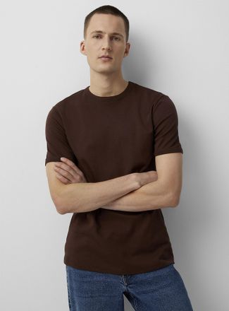Le 31 Mens Dressy Pima cotton jersey T-shirt Standard fit