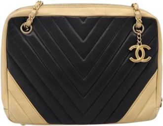 Chanel Pre-owned Vintage Shoulder Bag - Dames - Vintage Schoudertas - Veelkleurig - ONE Size - Leer - Vintage
