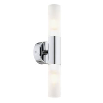 Netlighting Taylor Up & Down Wall Lamp Frosted Chrome in Grey
