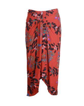 BA&SH Ba & sh Christo Midi Skirt in Floral Print Viscose