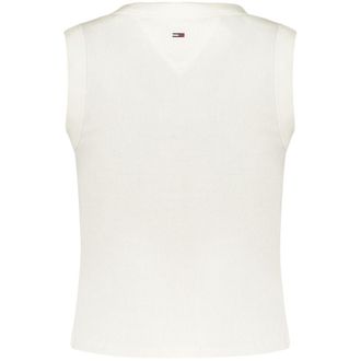 Tommy Hilfiger Logo-Print Cotton Tank Top - White
