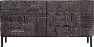Giner&Colomer Massives Design Sideboard Jeroglifico, 4-türig - 180 x 85 cm