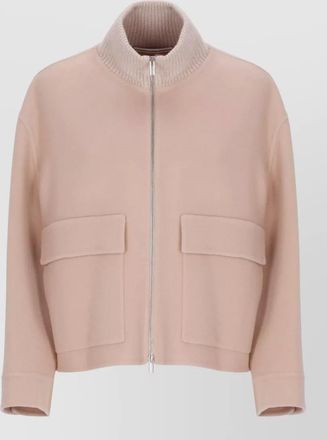 PESERICO cashmere-blend short jacket