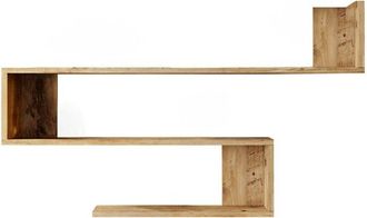 Dmora Dmora - Estanter&iacute;a Dpi, Estante, Estante De Pared, Estanter&iacute;as Multiusos, 120x15h71 Cm, Roble