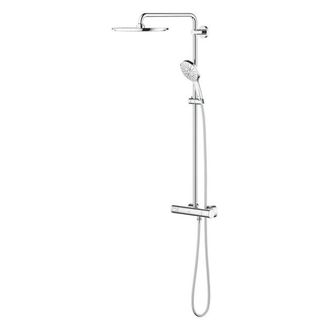 GROHE Rainshower SmartActive Regendoucheset Opbouw - douchekraan - hoofddouche 31cm - handdouche rond - chroom