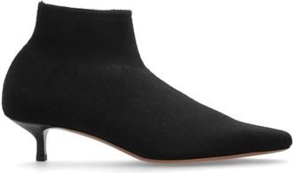 Neous Idra enkellaarzen - Dames - Laarzen met Hak - Zwart - 41 EU - Leer - Schoenen
