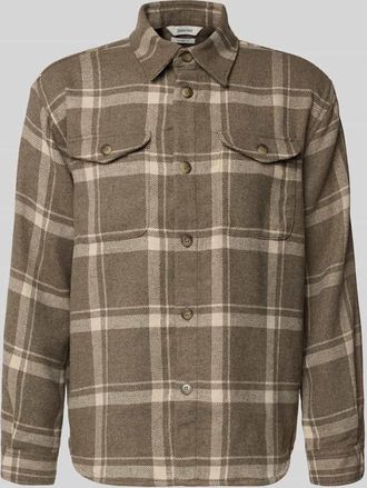 Selected Regular Fit Hemdjacke mit Woll-Anteil Modell LOSEPABLO in Beige, Größe XXL