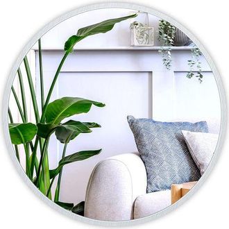 OEM Espejo De Pared Colgante, Espejo Redondo De Cristal Hd Para Decoraci&oacute;n, Ba&ntilde;o, Sala De Estar, Dormitorio, 40x40cm