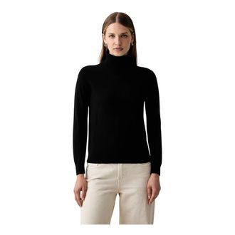 GANT Coltruien - Dames - Truien - Zwart - Maat: XL Wol