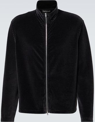 Our Legacy Felpa Shrunken in misto cotone con zip