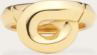 Ferragamo Women Gancini foulard ring Gold