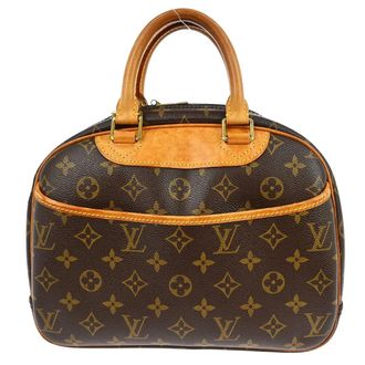 Louis Vuitton Trouville Monogram Canvas Brown Canvas Handbag (Pre-Owned)