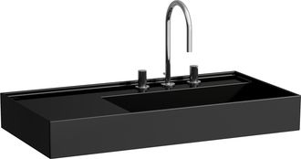 Laufen Laufen Kartell Lavabo, Bajo Encimera, Repisa Izquierda, 1 Agujero