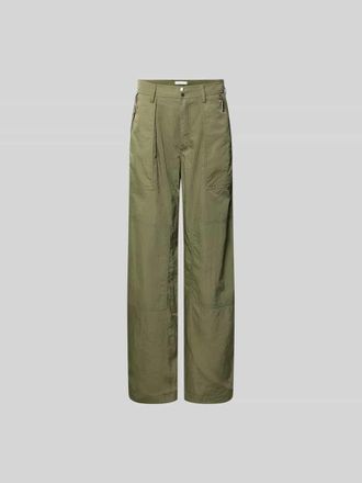 Paco Rabanne Stoffhose mit Ges&auml;&szlig;taschen in Khaki, Gr&ouml;&szlig;e L/XL