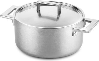 Mepra Attiva Casserole Dish - Dual Handles in Pewter Silver at Nordstrom, Size Medium