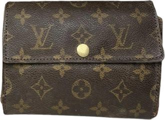 Louis Vuitton Pre-owned Wallets, female, Brown, Size: ONE SIZE Pre-owned Leather Wallet