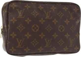 Louis Vuitton Pre-owned Clutches, female, Brown, Size: ONE SIZE Pre-owned Canvas Clutch