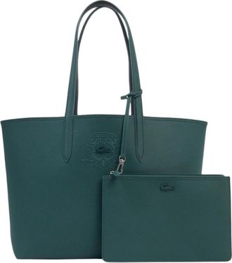 Lacoste Bolso tote reversible con neceser - Bags - Mujer - Verde - ONE SIZE