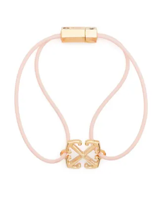 Off-white BRACCIALE IN GOMMA CON FINITURA SMALTATA - Oro