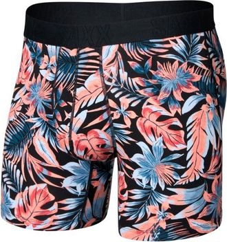 Saxx Droptemp Cooling Cotton Boxer Brief Fly Alltagsunterw&auml;sche f&uuml;r Herren | bunt