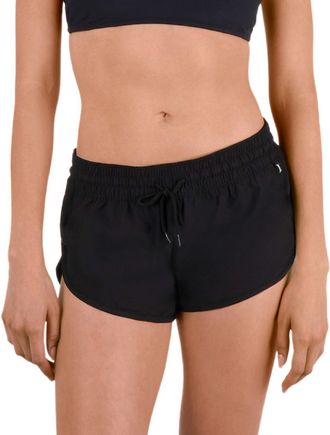 Hurley Womens Phantom Solid 2.5 Board Shorts Black XL