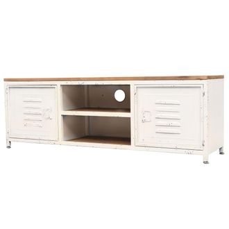 Berkfield Home TV Cabinet 120x30x40 cm White | Size: 120 x 30 x 40 cm