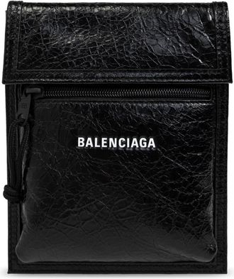 Balenciaga Schoudertas - Heren - Schoudertassen - Zwart - ONE Size - Leer - Tassen