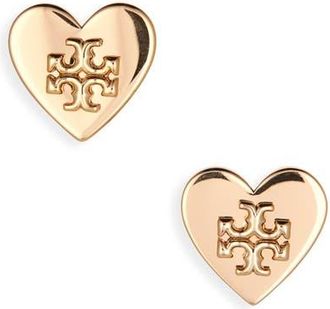 Tory Burch Forget Me Not Stud Earrings in Tory Gold at Nordstrom