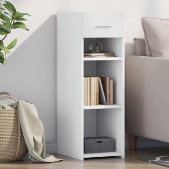 vidaXL Vidaxl - Aparador Madera De Ingenier&iacute;a Blanco 30x42,5x93 Cm