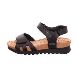 Mephisto Platte sandalen - Dames - Schoenen - Zwart - Maat: 37 EU Leer