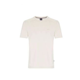 HUGO BOSS Tops, Heren, Beige, XL, Beige T-shirt met Logo