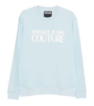 Versace Jeans Couture Light Blue Logo Sweatshirt