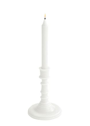 Loewe Oregano Wax Candleholder 330g, Candlestick-shaped Candle, Aromatic Perfume of a Mediterranean Herb Garden, Woody and Amber Notes, 330g