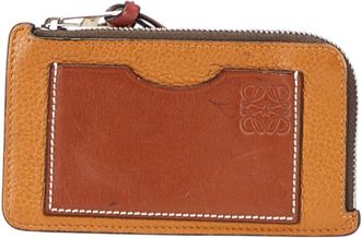 Loewe Brown Leather Coin Purse/Coin Case (Pre-Owned)