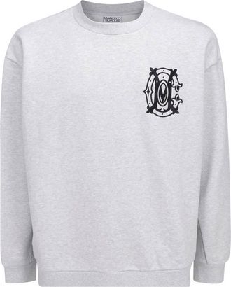 Marcelo Burlon M&eacute;lange cotton sweatshirt