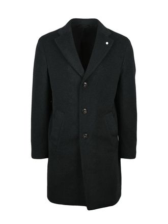 Lubiam Grey Wool Coat
