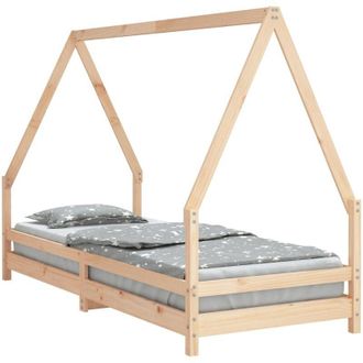 vidaXL Vidaxl - Estructura De Cama Para Ni&ntilde;os Madera Maciza De Pino 80x200 Cm