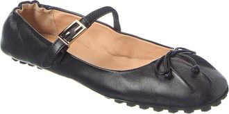 Fendi Fendi Baguette Leather Ballet Flat
