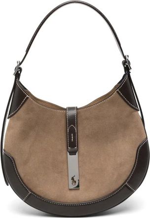 Ralph Lauren ID Shoulder Bag - female - Ralph Lauren - Shoulder Bags - Brown - ONE SIZE - Bags