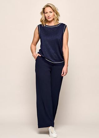 Mart Visser Athena Lurex Top Navy Maxi