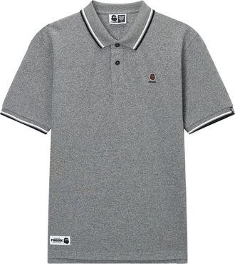 Fingercroxx Polo con ricamo - Grigio