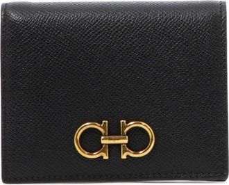 Ferragamo Gancini Wallets & Card Holders Nero-Donna