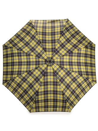 Mackintosh AYR check-pattern automatic telescopic umbrella - unisex - Polyester - One Size - Green
