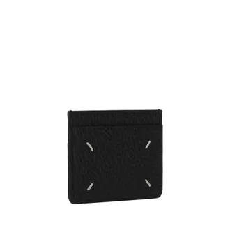 Maison Margiela Textured Calf Leather Wallet - Black