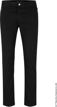 HUGO BOSS Mens Dela Bugs Five Pocket Slim Fit Jeans in Black - Size 33W/32L