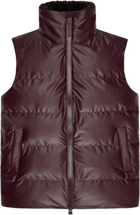 Rains Alta Vision Puffer Vest - Dames - Bodywarmers - Bruin - L - Jassen